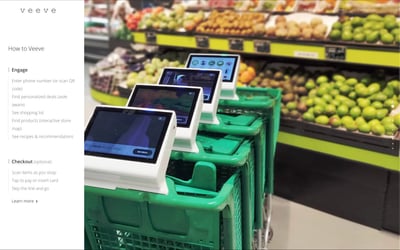 Veeve Smart Cart - Mobile project showcasing Flutter, RESTful APIs, MQTT, Isar Database, Multithreading, BK-Tree Algorithm